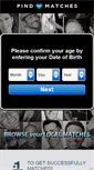 Mobile Screenshot of findmymatches.com